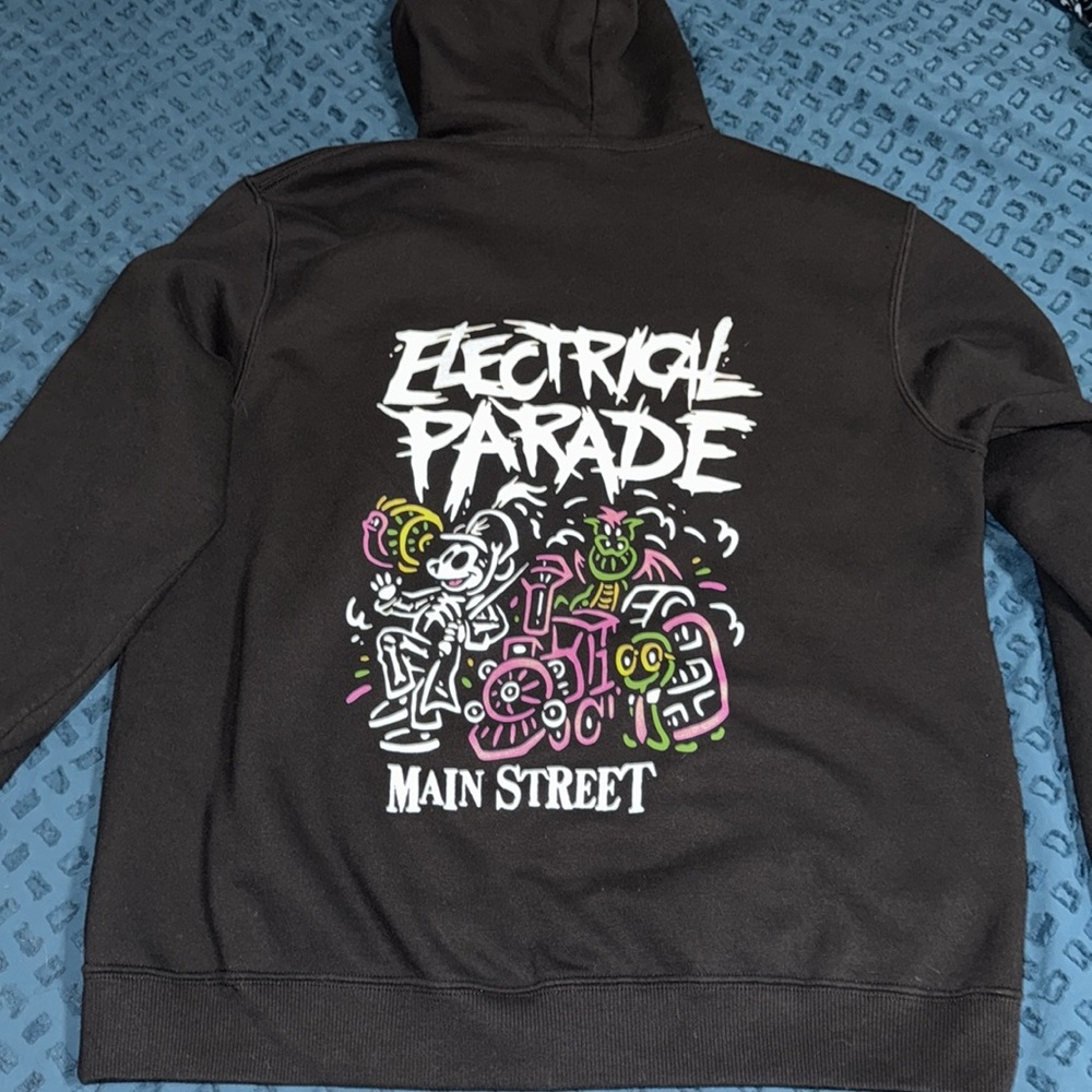 Disney Main St Electric Parade Hoodie by Flying House Threads, size L